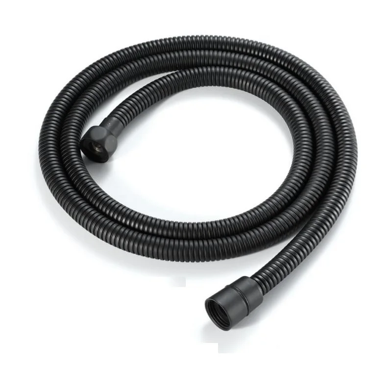 

KKTNSG Matt Black 1.5m 2m Shower Hose Soft Shower Pipe Common Flexible Bathroom Water Pipe Stainless steel