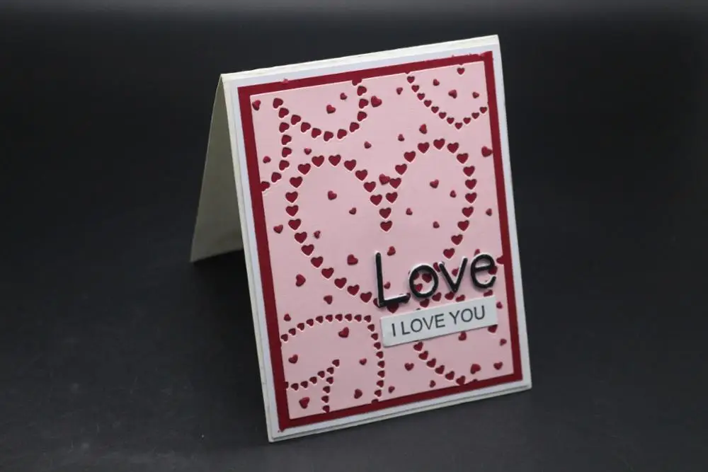 Вырубка формы сердца фон штамп и вырубка Скрапбукинг вырубки альбом бумага фото