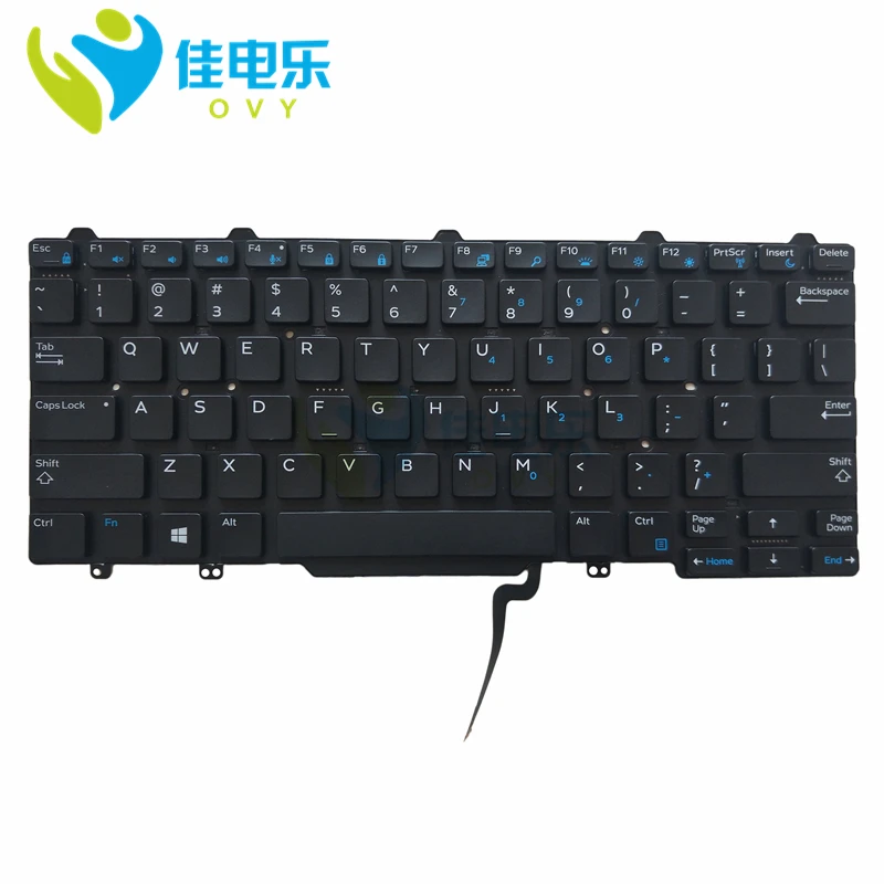 

US Backlit laptop keyboard for DELL for Latitude 13(7350) E7350 3340 E3340 E5450 E7450 PXWGK 0PXWGK NSK-LKABC PK1316R1A00 0D19TR