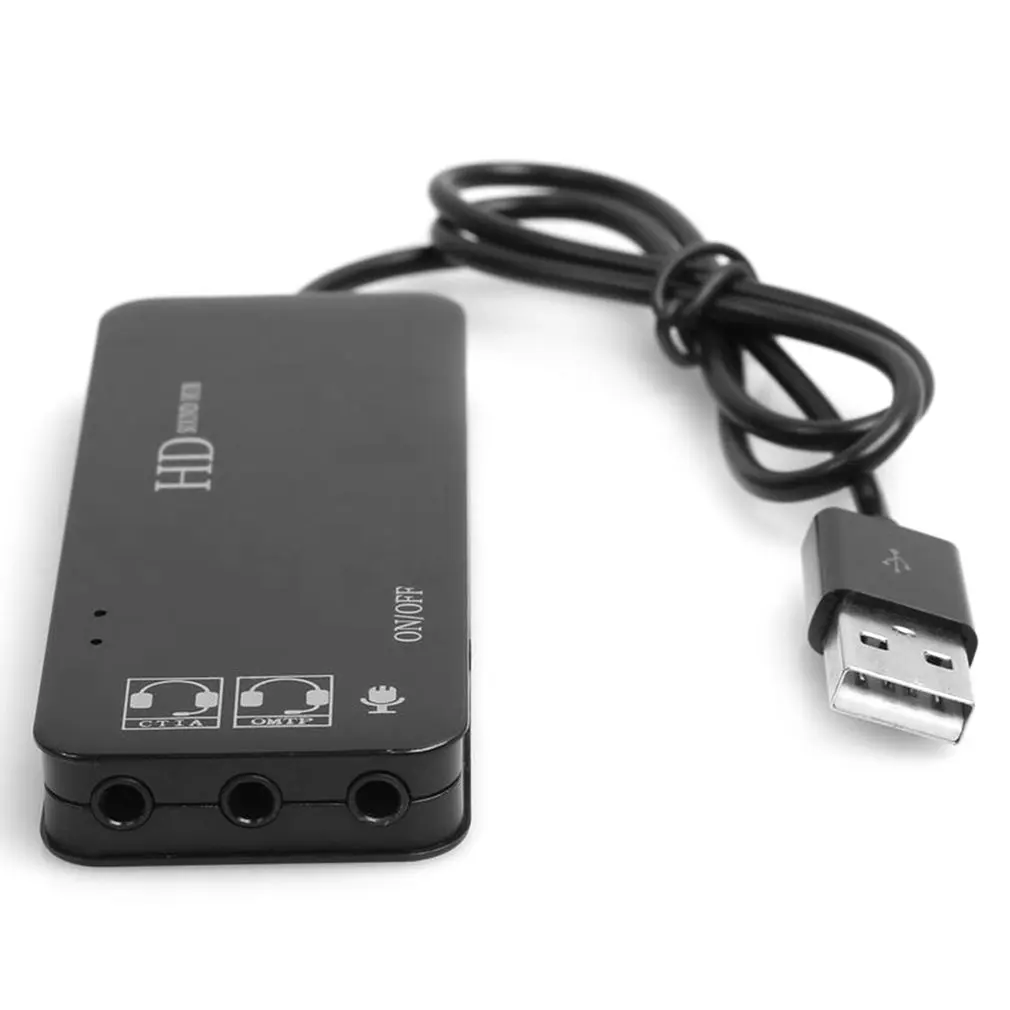 USB 2 0 концентратор с 3 портами внешняя звуковая карта без внешнего драйвера