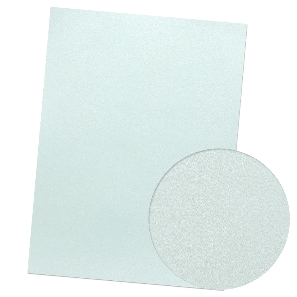 light blue 1mm 22*30 см сплошной цвет из искусственной кожи Ткань DIY сумки материалы для изготовления кукол Свадебная вечеринка Декоративная Одежда Швейные аксессуары - Цвет: light blue 1mm