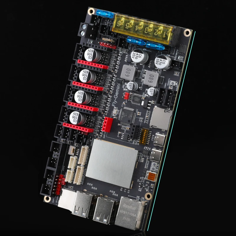 mellow 64bit a53 fly gemini v1 board dual chips klipper reprap marlin for tmc2209 ender 3 voron 0 delta 3d printer parts free global shipping