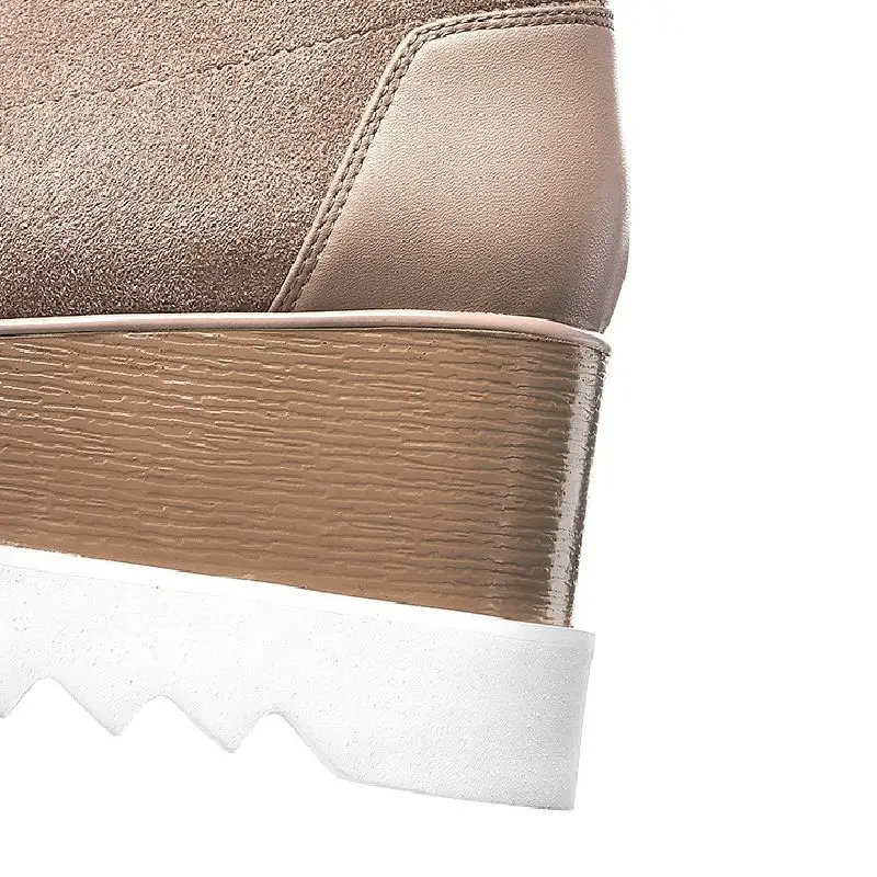 FITWEE 2020 Новое поступление модные женские ботильоны из натуральной кожи в