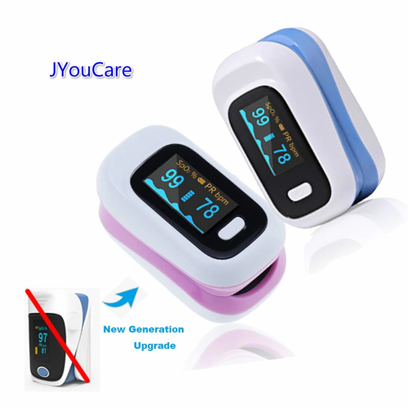 JYouCare цифровой оксиметр на палец OLED импульсный pulsioximetro SPO2 PR тревоги здоровья гриф