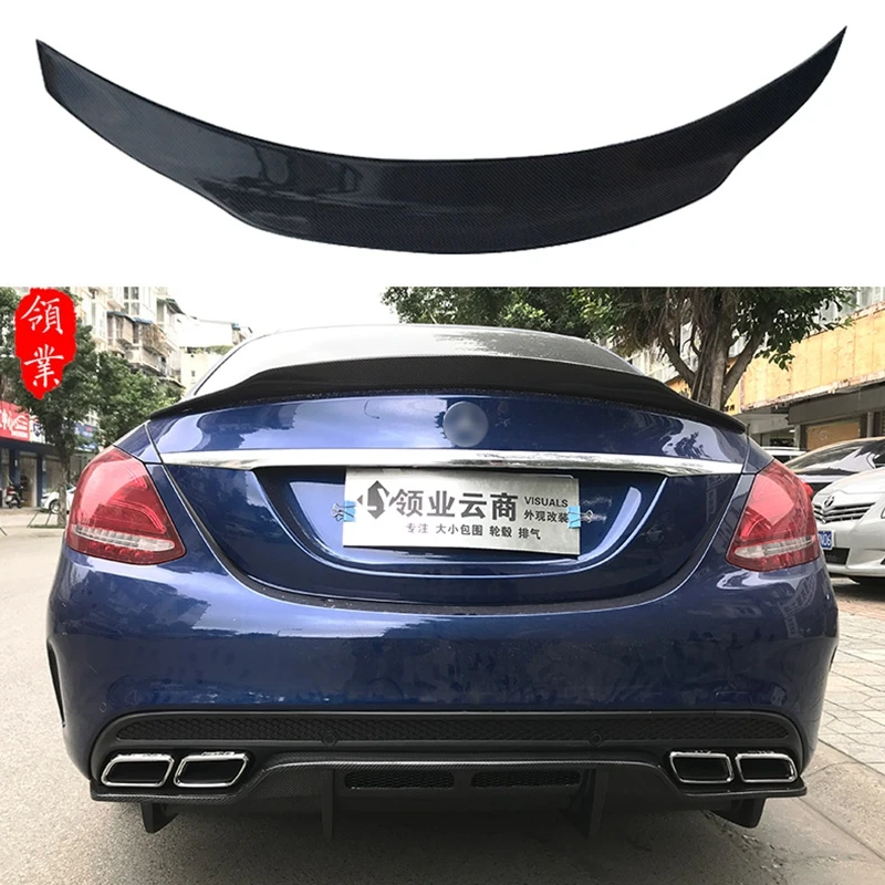 2014 2015 2016 2017 W205 C Class C180 C200 C220 C250 C300 C350 C400 C63 2 двери 4 PSM Стиль карбоновое волокно