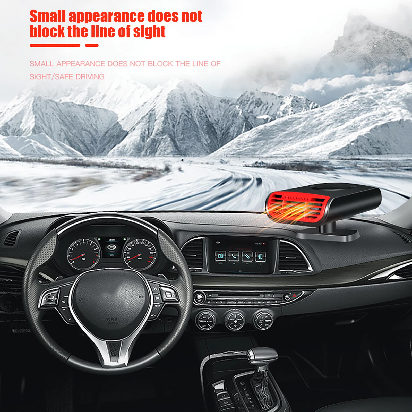 Автомобильный обогреватель вентилятор 12 В 150 Вт автомобильный дефростер