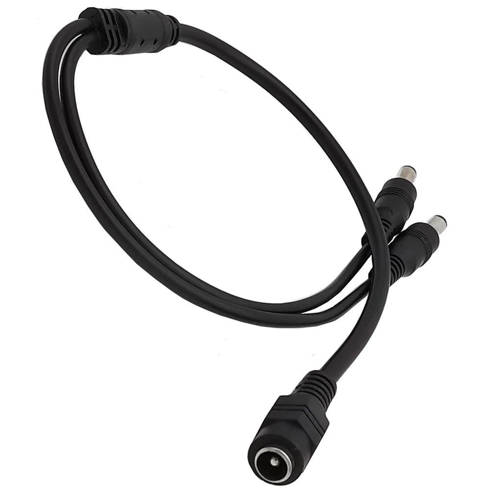 

5.5x2.1mm 1 Female to 2 Male DC Power Splitter Cable Adapter CCTV Camera