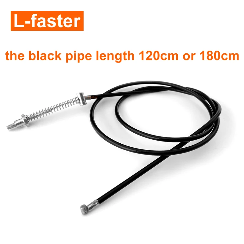 Кабель для барабанного тормоза колеса скутера с пружиной 120 см 130 180 или 200