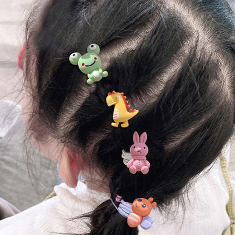 

Children girl hair rope Elastic Cartoon Hair Tie Hair Rubber band ring for kid baby toddler 10pcs