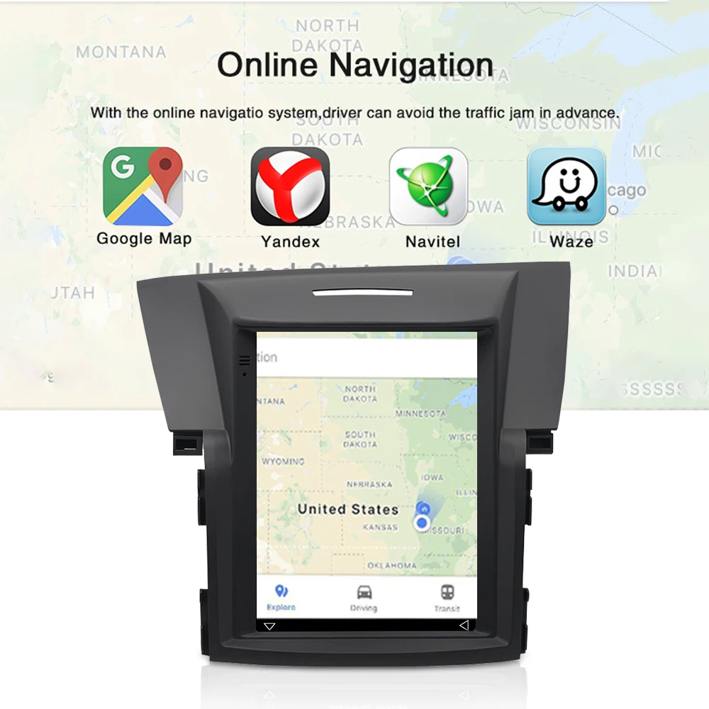 1 Гб + 16 ГБ Android 10 5 5-дюймовый сенсорный экран стерео радио плеер GPS для Honda CRV 9 7 2012 2013