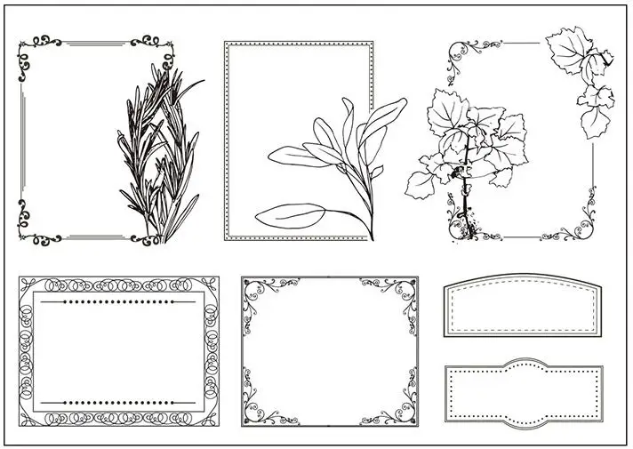 Прозрачный штамп в рамке для скрапбукинга изготовления карт детей забавные