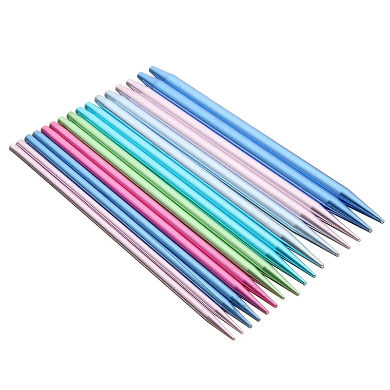 

13 Sizes/Set Interchangeable Aluminum Circular Knitting Needle Sets 2.75mm-10mm New SCVD889