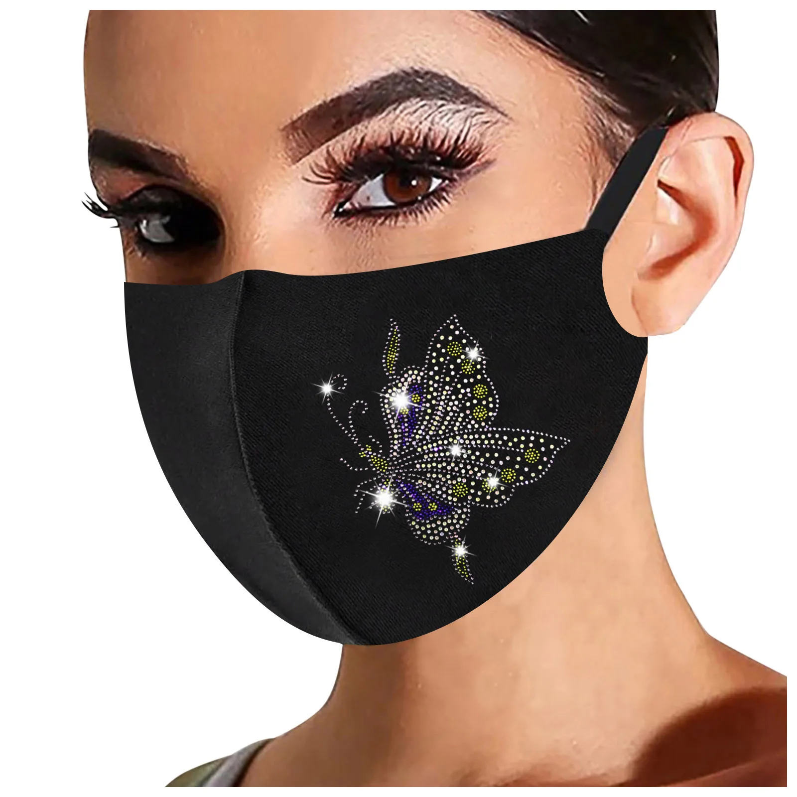 2020 новый кристалл Маскарадная маска женские вечерние Горячая Алмаз Стразы с