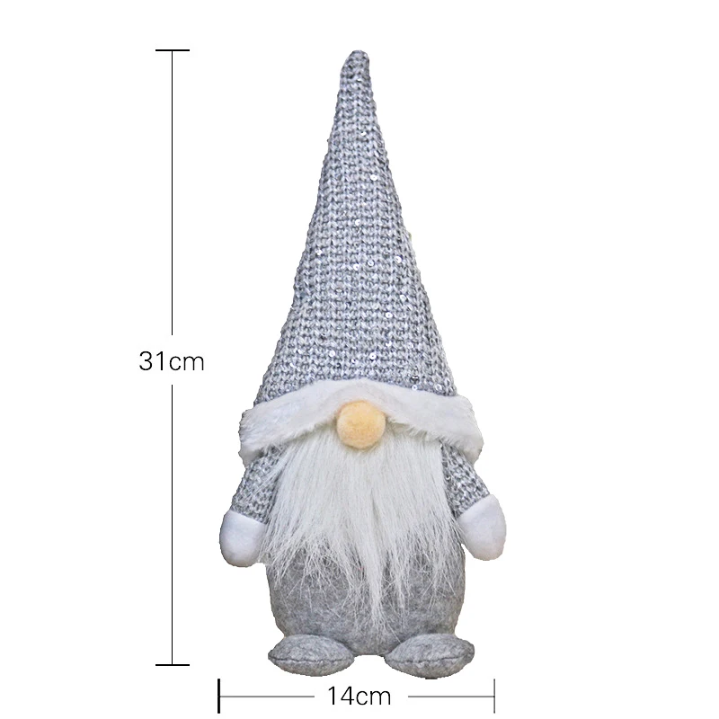 

Christmas Faceless Doll Merry Christmas Decorations For Home DIY Table Cristmas Ornament Xmas 2021 New Year Party Gift