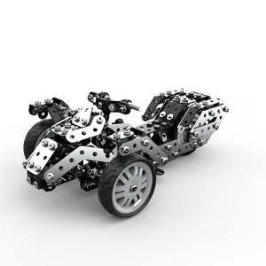 Набор для сборки трехколесный велосипед, 498 шт., металлическая модель для самостоятельной сборки, для взрослых и детей, игрушки-головоломки, развивающая игрушка, Прямая поставка