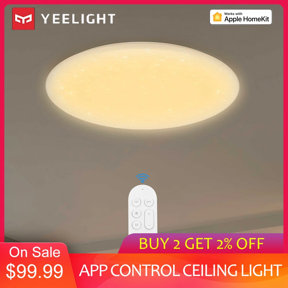 Yeelight YLXD42YL светодиодный потолочный светильник интеллектуальное приложение
