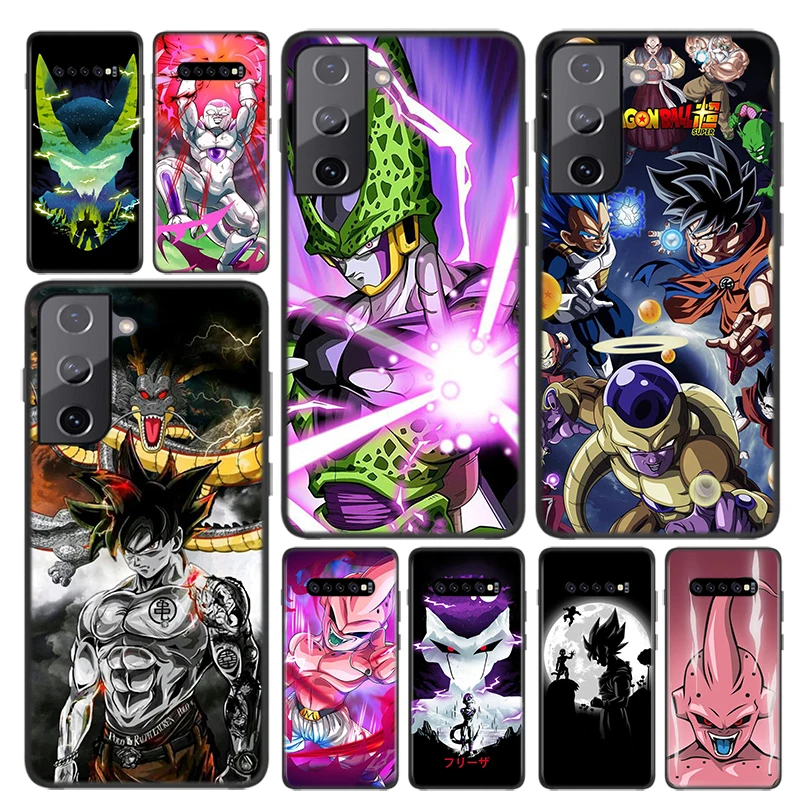 Плохого парня Dragon Ball силиконовый черный чехол Крышка для Samsung Galaxy S21 S20 FE ультра S10