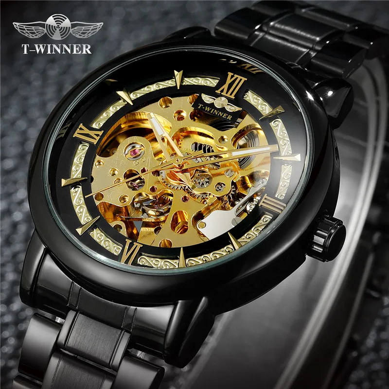 Победитель автоматические механические мужские наручные часы в стиле милитари