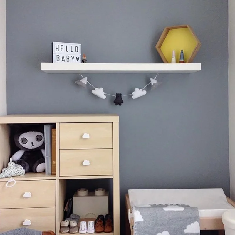 Детская комната подвеска для детской Настенный декор фетр облако гирлянда