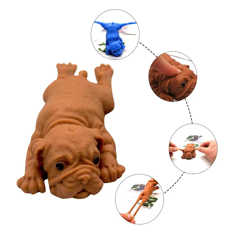 Декомпрессионная вентиляционная игрушка Papa Dog мягкая жвачка для пельменей