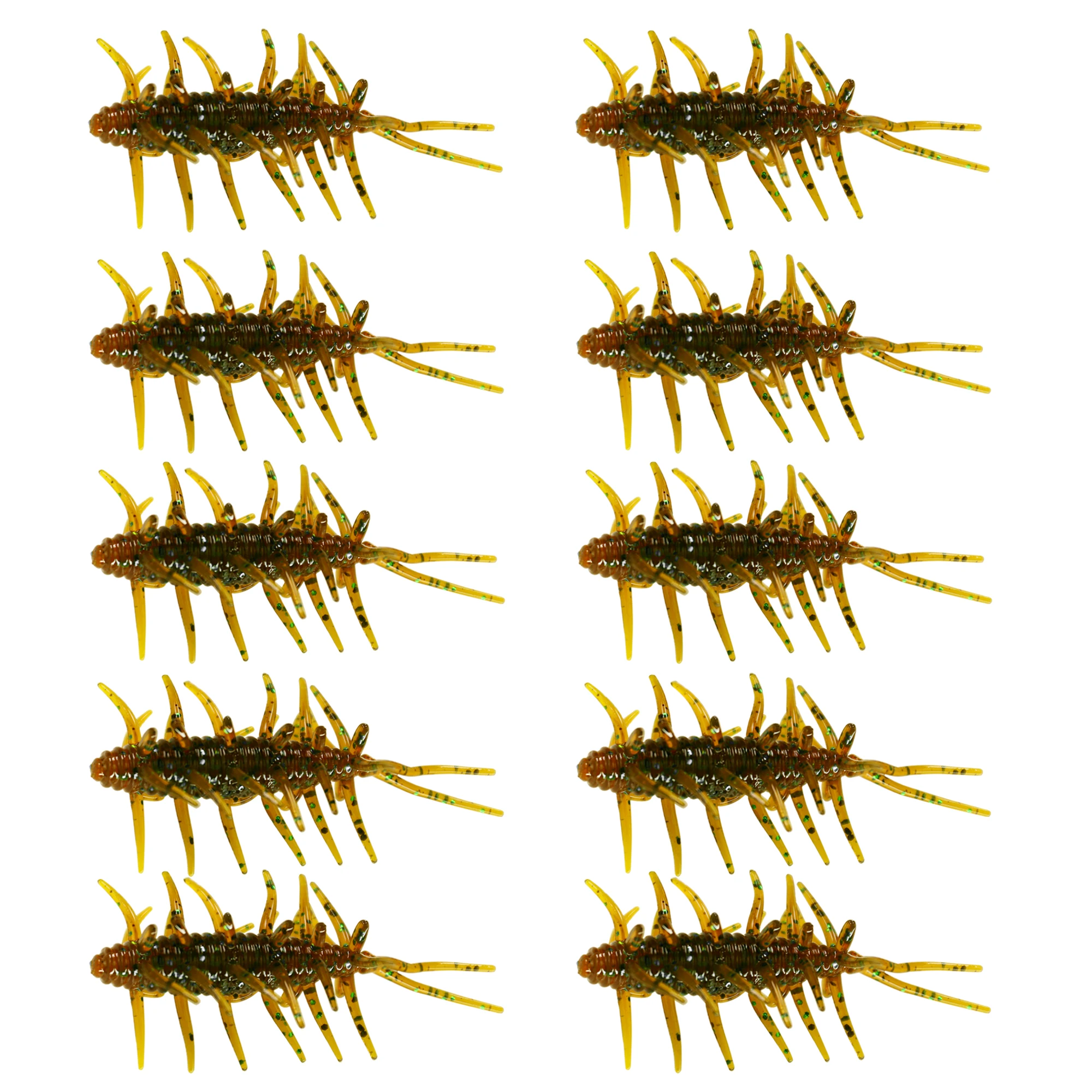 

15pcs/lot Soft Shrimp Lure 6cm 1.5g Artificial Shrimp Bait Silicone Worm Fishing Tackle For Bass Fishing