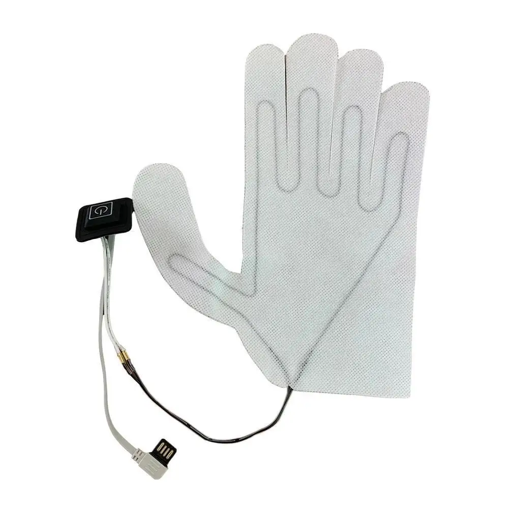

1pcs Glove Heating Pad Usb Heating Heater Portable Mitts Thermal Temperature Washable Electric Durable Sheet Three-level