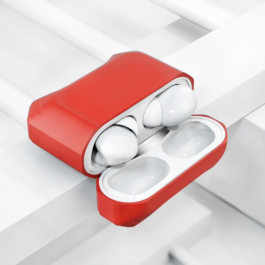 Беспроводной зарядный бокс для AirPods Pro 2019 силиконовая кобура с защитой от царапин