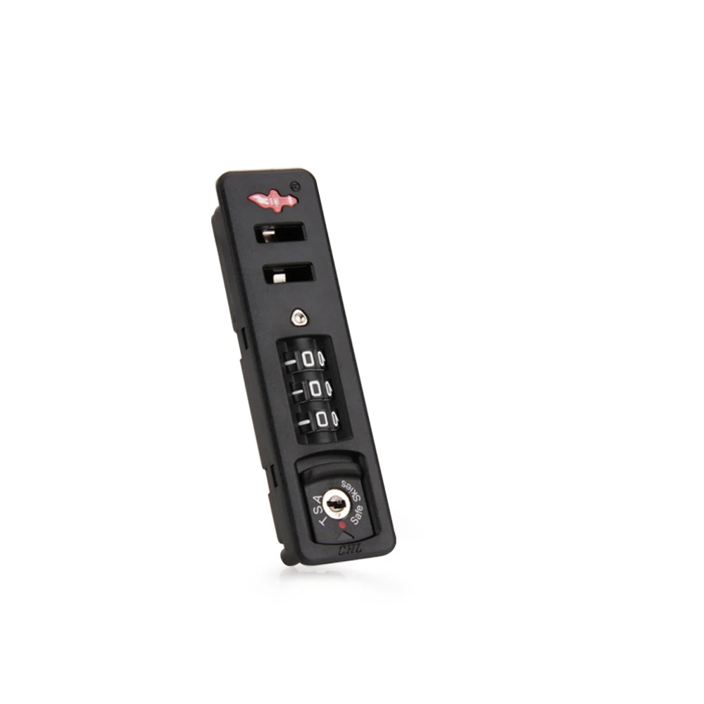 DILONG S102 Business suitcase lock luggage aluminum frame with keys combination locks repair parts metal anti-theft latch