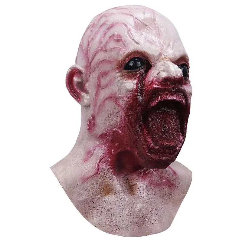 

Halloween Zombie Mask Creepy Scary Cosplay Face Zombie Latex Mask Horror Halloween Party Costume Props Accessories For Adult