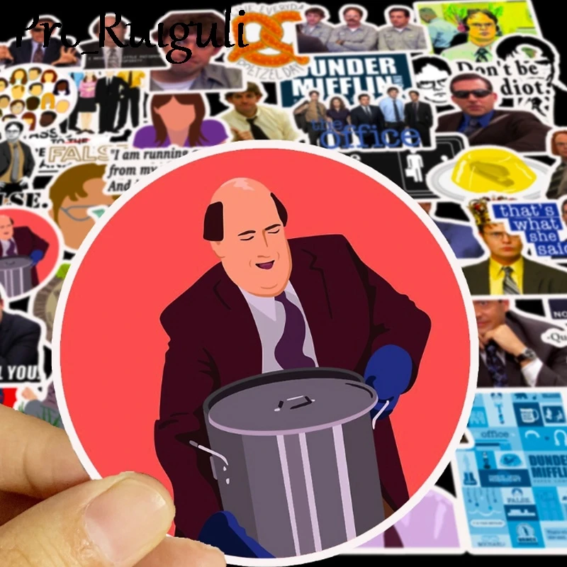 103050pcs the office tv show stickers paster cartoon characters anime funny decals scrapbooking diy phone laptop decoration free global shipping