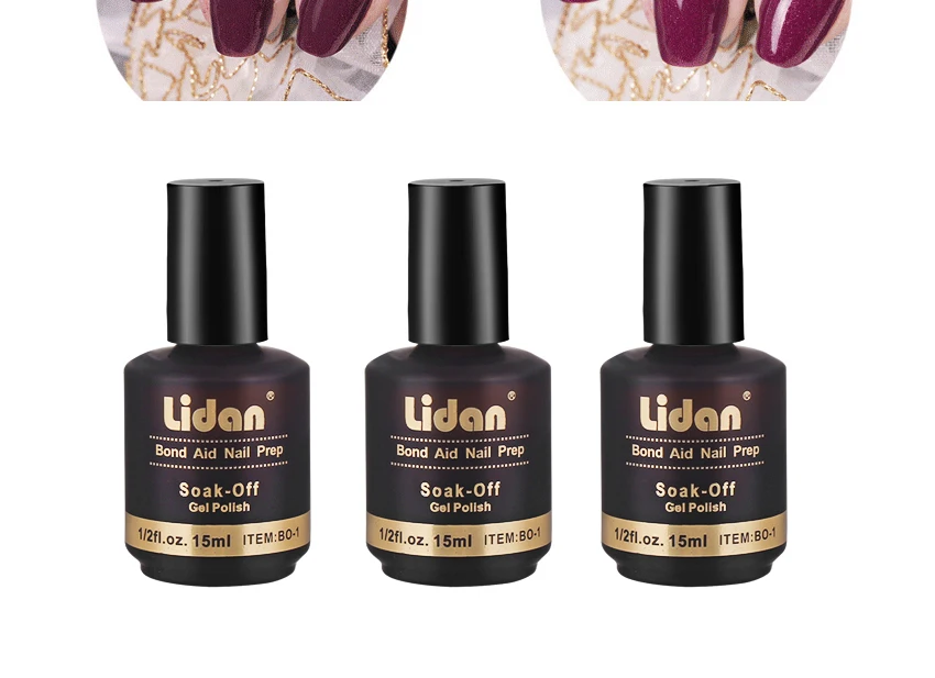 LIDAN Nail Surface Treatment Liquid 15 ML Nail Balance Solution To Remove Nail Oil BOND AID NAIL PREP Followers