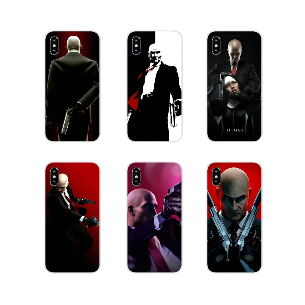 Аксессуары чехлы для телефонов Чехол Hitman 2 Agent 47 Xiaomi Mi4 Mi5 Mi5S Mi6 Mi A1 A2 A3 5X 6X 8 CC 9 T Lite SE