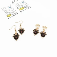 jeweled christmas deer earrings for women girls fashion jewelry new year gift