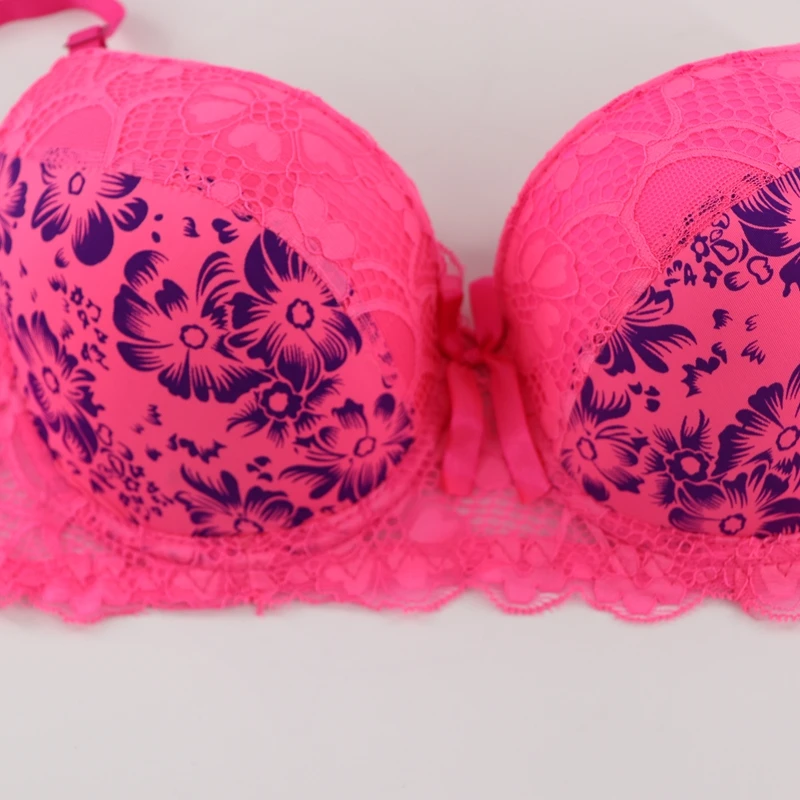 Сексуальные кружевные бюстгальтеры без подкладки с эффектом пуш ап женское