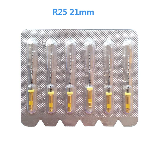 Yellow R50 21mm Стоматологические красные файлы Reciproc Reciprocing R25 Стоматологические ротационные файлы Эндодонтические файлы NITI Используются для стоматологического аппарата корневых каналов Эндо-инструмент - Цвет: Yellow R50 21mm