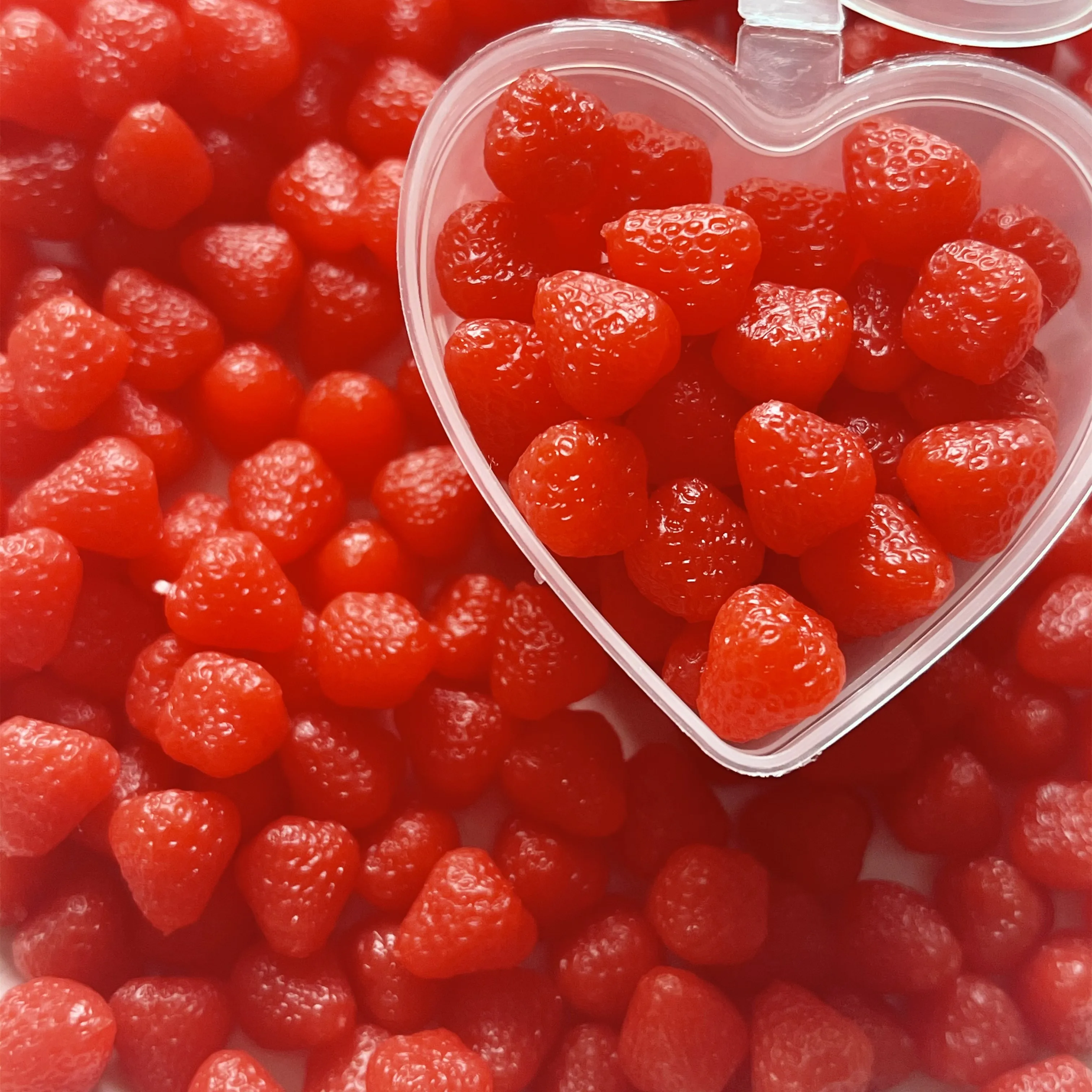 100 шт./лот миниатюрные изделия из ПВХ имитация продуктов искусственная клубника