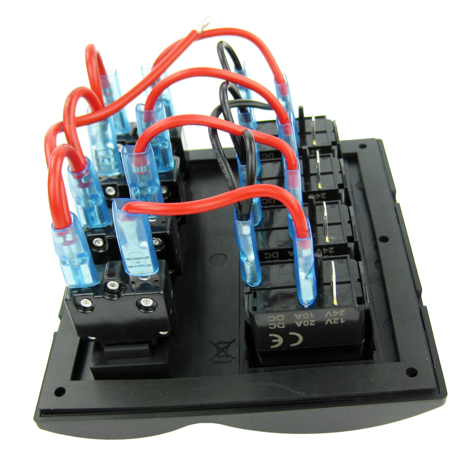 4 банды светодиодный кулисный переключатель панель морской лодки автомобиля RV