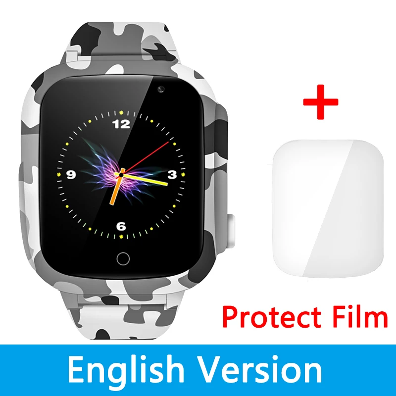 2G English ver Torntisc LEC2 детские gps умные часы wifi SOS Sim карта видео голосовой вызов анти-потеря 0,3 МП камера умные часы для детей - Цвет: 2G English ver