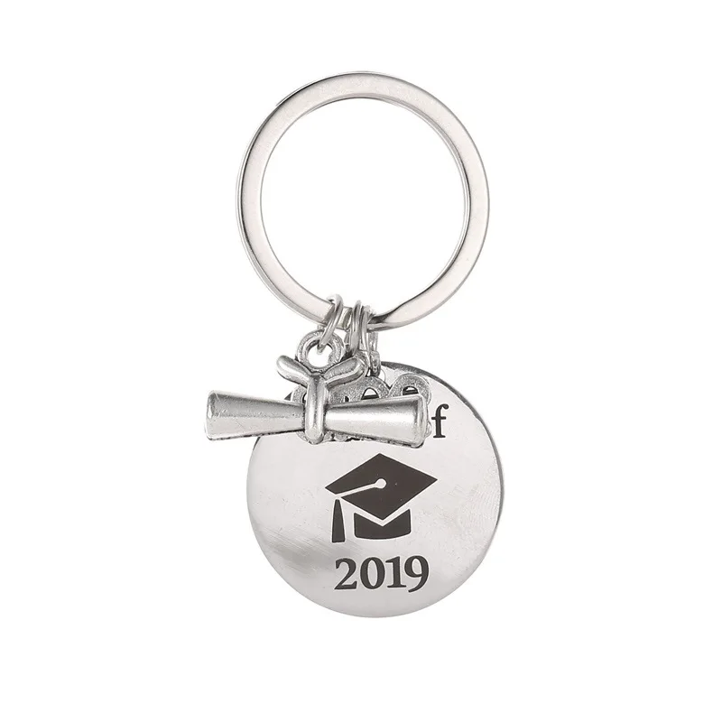 Брелок для ключей из нержавеющей стали 2019 брелок в виде шапки шляпы она верила