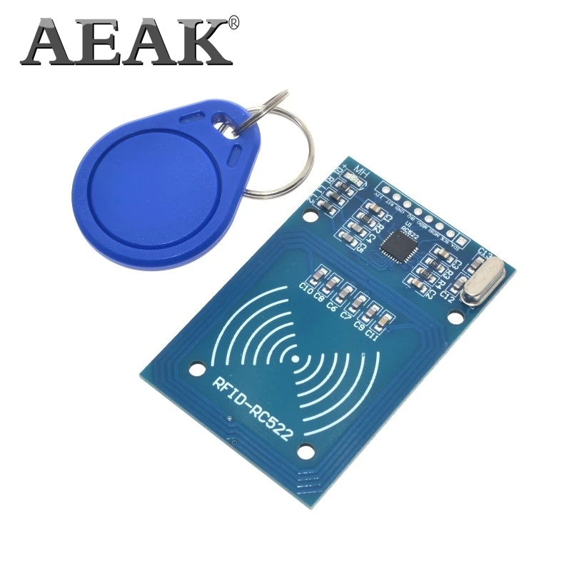 AEAK RFID модуль RC522 наборы S50 13,56 МГц 6 см с тегами SPI записи и чтения для arduno uno 2560