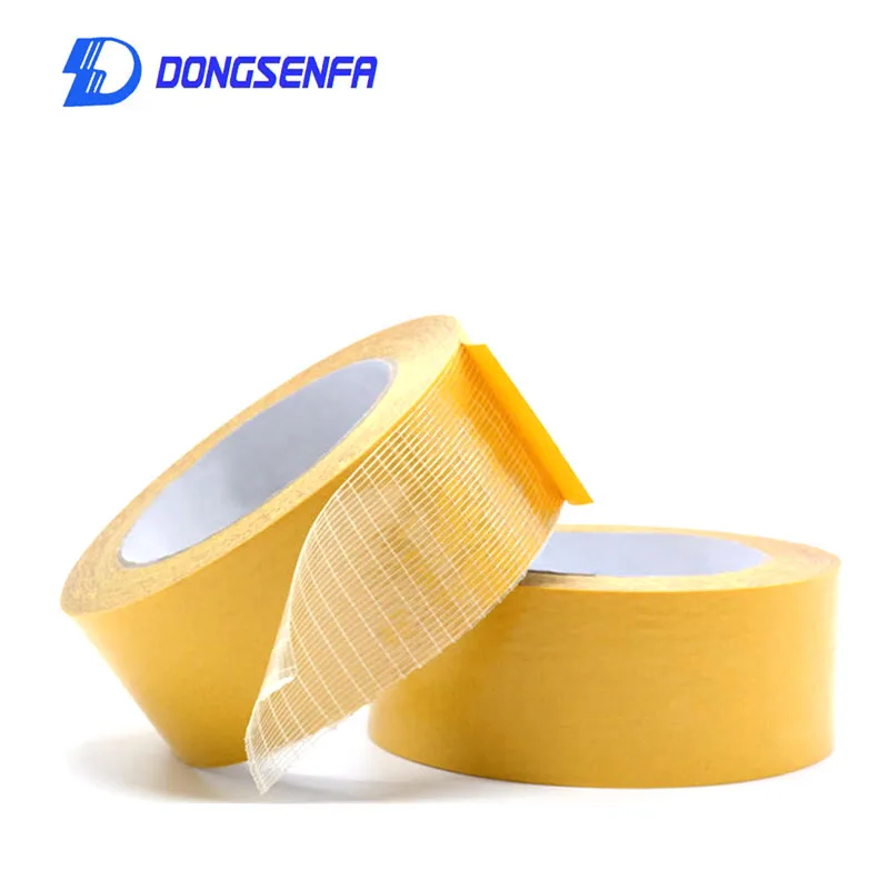

DONGSENFA, 1 рулон, 20 м, двусторонняя волоконная лента, стекловолокно, вязкость бедра, сетка, волоконная Двусторонняя лента