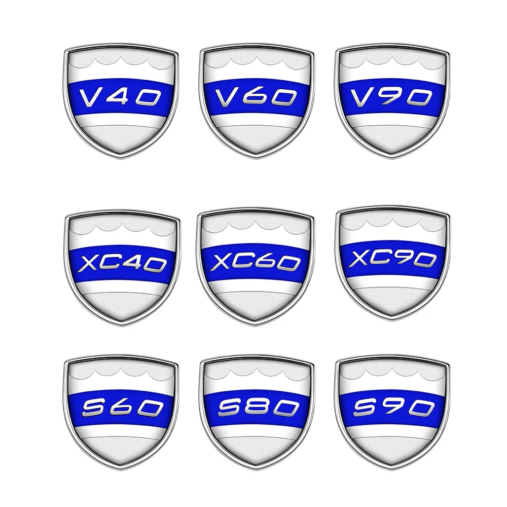 S40 S60 S80 S90 V40 V60 V90 XC40 XC60 XC9 C30 логотип стикер металл для VOLVO боковое крыло значок