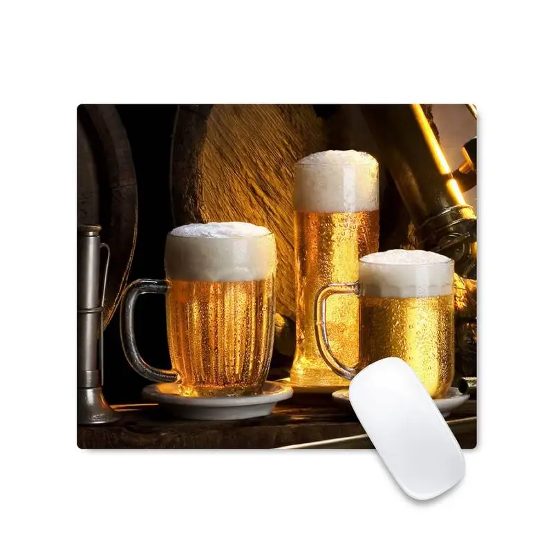 

Beer Alcohol Vodka Gamer Speed Mice Retail Small Rubber Table Protect Game Office Work Mouse Mat pad Non-slip Laptop Cushion