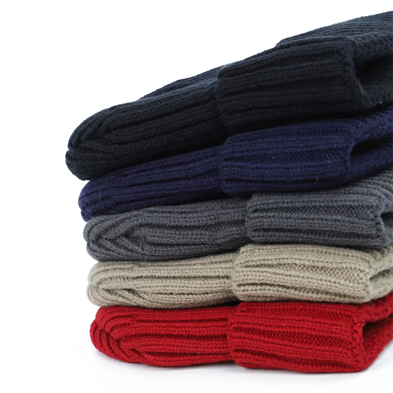 2019 полосатый ярлык с буквами хлопковый шарф зимняя шапка мужской плюс бархатный