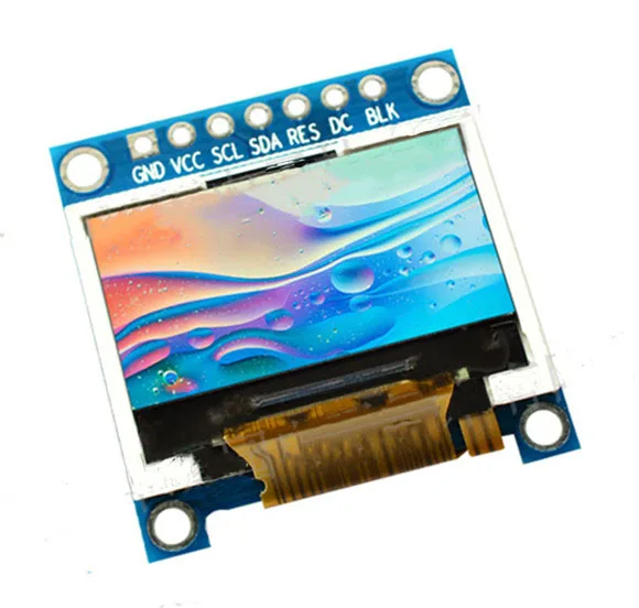 Maithoga 0 96 дюймовый 7PIN SPI 262K цветной TFT ЖК-экран с адаптером платы ST7735 Привод IC 128(RGB)* 64