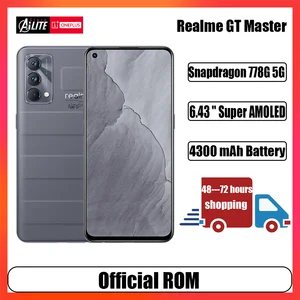 Realme GT Master Edition 5G Cell Phone Snapdragon 778G 6.43" Super
AMOLED 120Hz 64MP NOMO CAM 65W Fast Charge 4300mAh OTA NFC