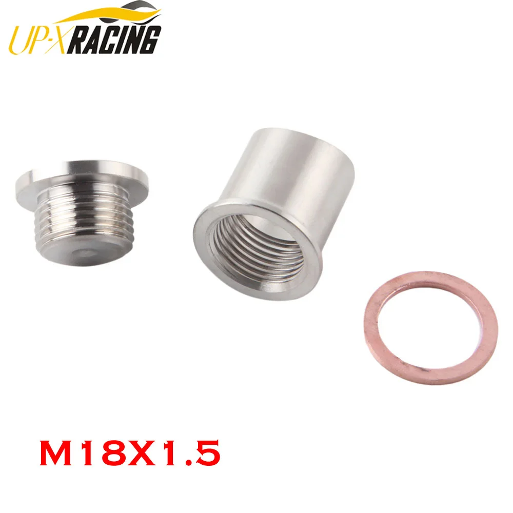 Универсальное ступенчатое Крепление Датчика Кислорода M18x1.5 O2 и заглушки из
