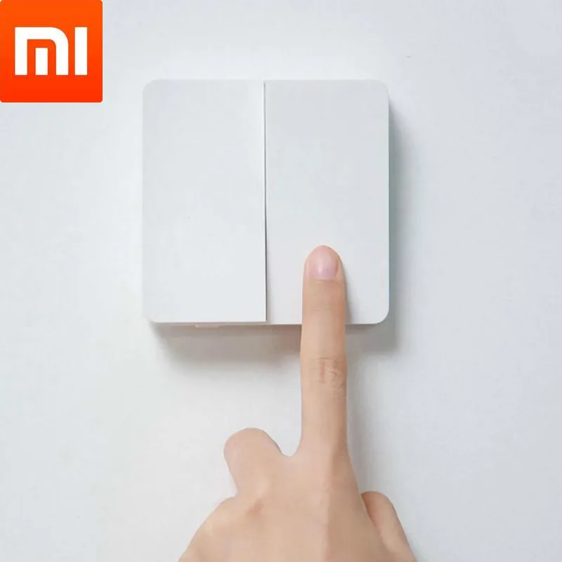Настенный выключатель Xiaomi Mijia одно /двойной переключатель с тремя пожарными