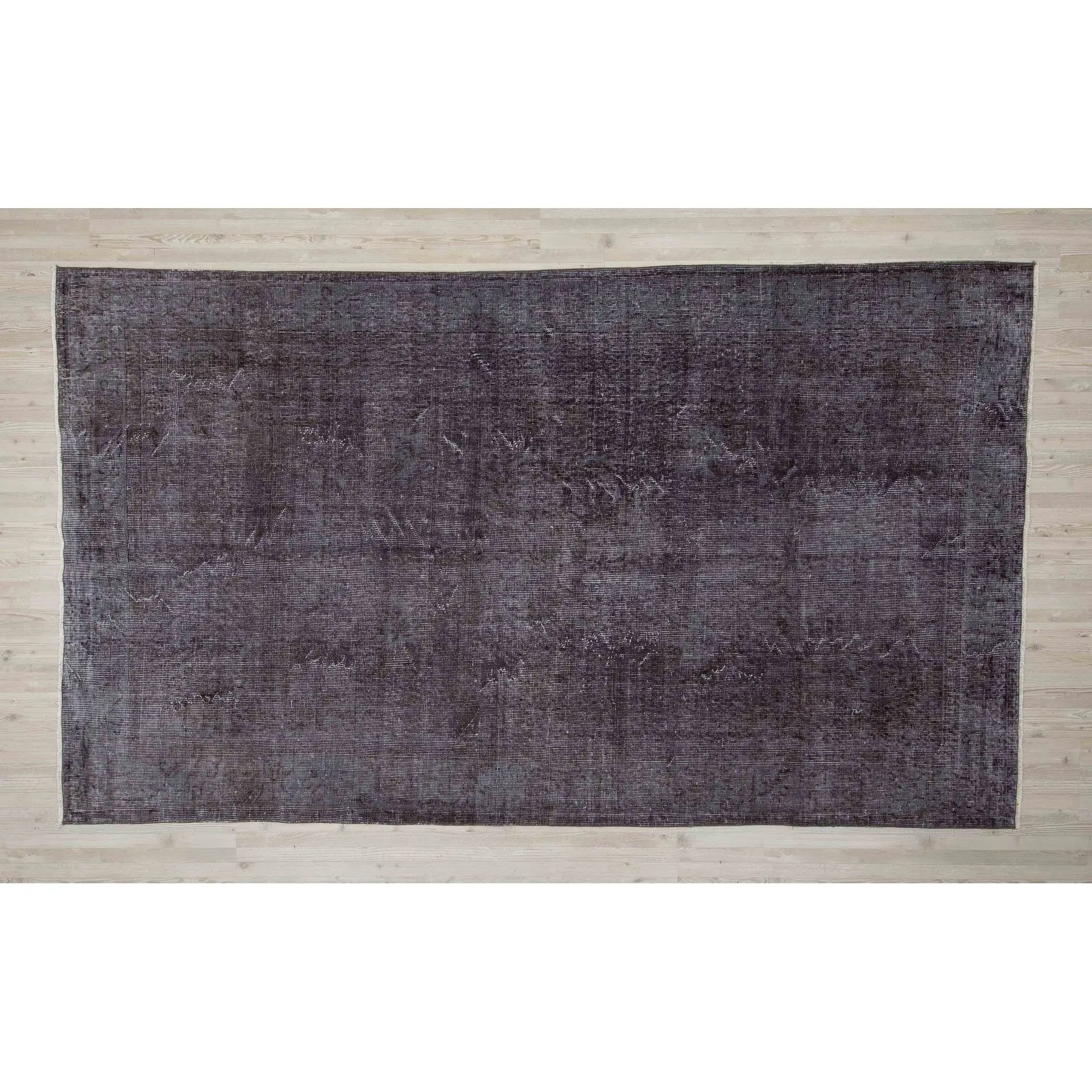 

Faded Gray Rug, Vintage Oushak Kilim Old Carpet 2617