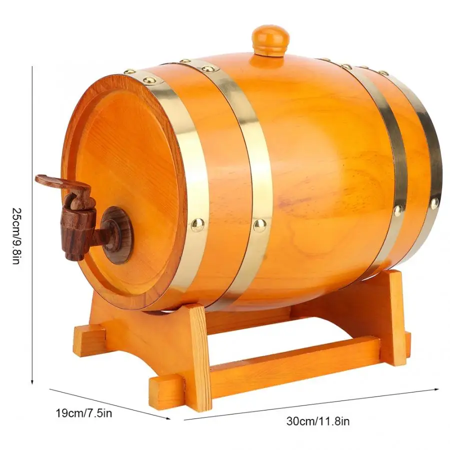 3л домашнее пивное пивоваренное оборудование винтажное сосновое дерево пивная
